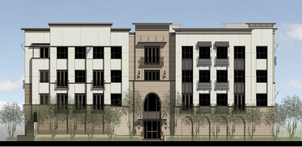 Oxford Flats Elevation Rendering