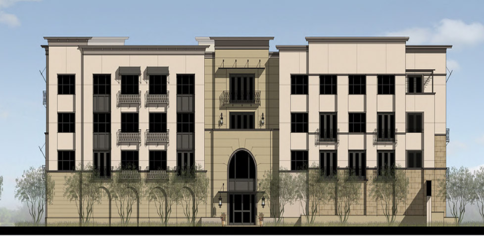 Oxford Flats Elevation Rendering